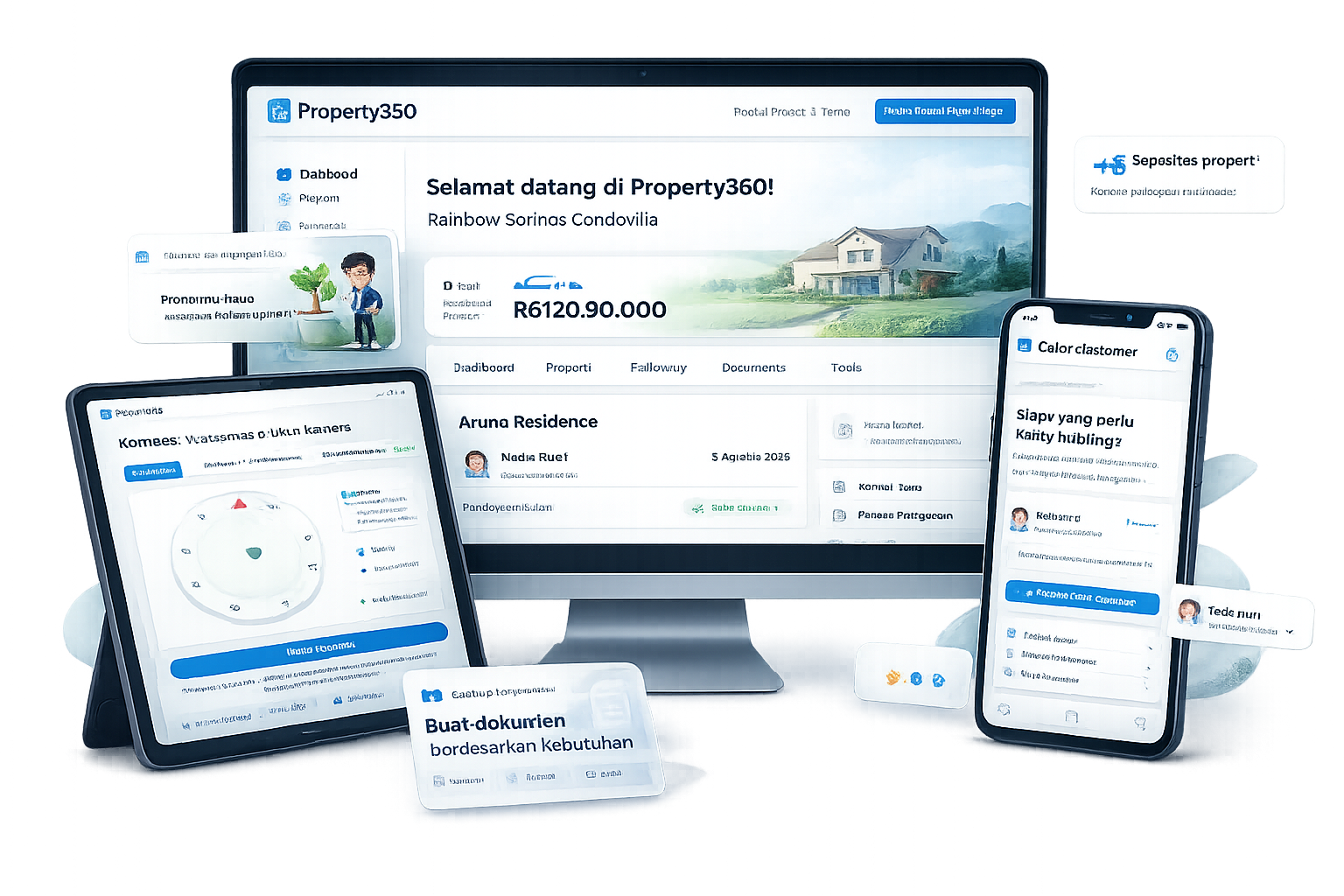 Listing yang rapi dan mudah dibagikan.